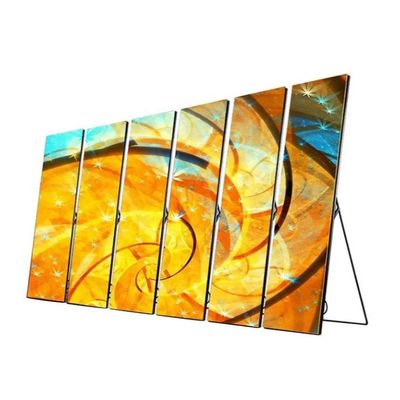 1920x640x33mm HD वाणिज्यिक एलईडी डिस्प्ले स्क्रीन पोस्टर आउटडोर विज्ञापन के लिए मंजिल खड़े