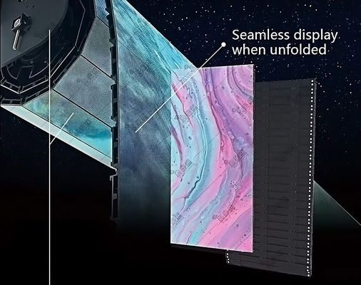 लचीला एलईडी रोल-अप डिस्प्ले P1.5, स्थान-बचत डिज़ाइन सम्मेलन कक्ष बैठक कक्ष